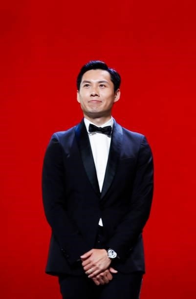 Singaporean director Anthony Chen attends opening ceremony of the 24th Shanghai International Film Festival at Shanghai Grand Theatre on June 11,...