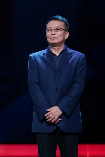 Director Huang Jianxin attends opening ceremony of the 24th Shanghai International Film Festival at Shanghai Grand Theatre on June 11, 2021 in...