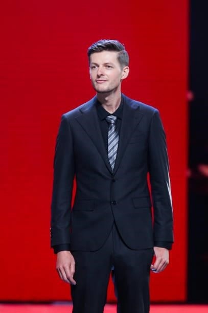 Belgian cinematographer Matthias Delvaux attends opening ceremony of the 24th Shanghai International Film Festival at Shanghai Grand Theatre on June...