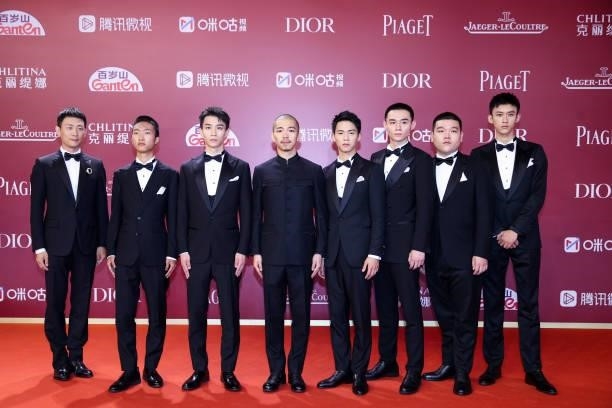 Actor Zhang Yi and actor Zhang Yu attend opening ceremony of the 24th Shanghai International Film Festival at Shanghai Grand Theatre on June 11, 2021...
