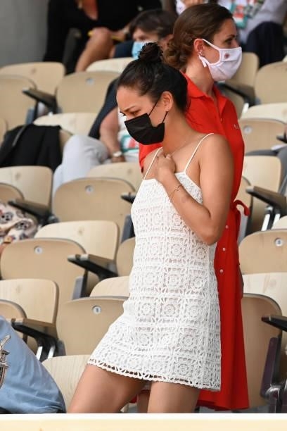 Alizé Lim attends the French Open 2021 at Roland Garros on June 11, 2021 in Paris, France.