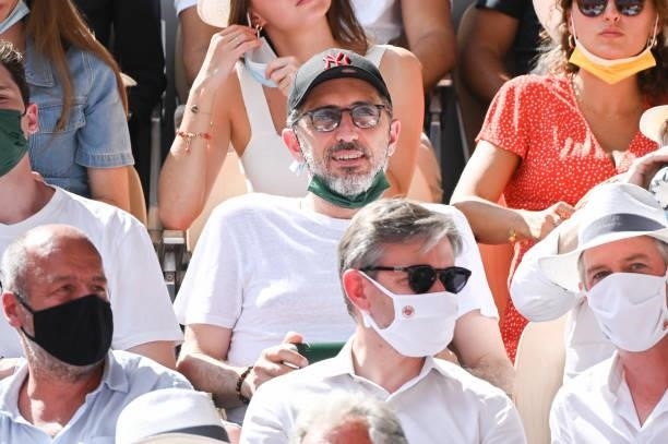 Gad Elmaleh attends the French Open 2021 at Roland Garros on June 11, 2021 in Paris, France.