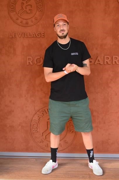 Raphaël Carlier aka Carlito attends the French Open 2021 at Roland Garros on June 11, 2021 in Paris, France.
