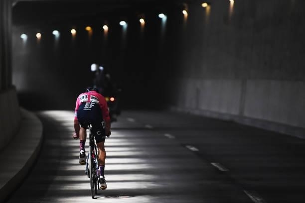 Neilson Powless of United States and Team EF Education - Nippo during the 84th Tour de Suisse 2021, Stage 6 a 130,1km stage from Andermatt to...