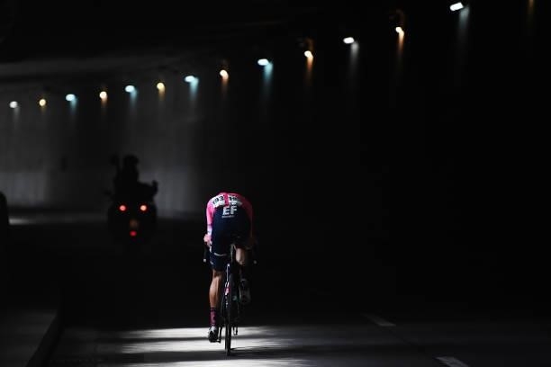 Neilson Powless of United States and Team EF Education - Nippo during the 84th Tour de Suisse 2021, Stage 6 a 130,1km stage from Andermatt to...