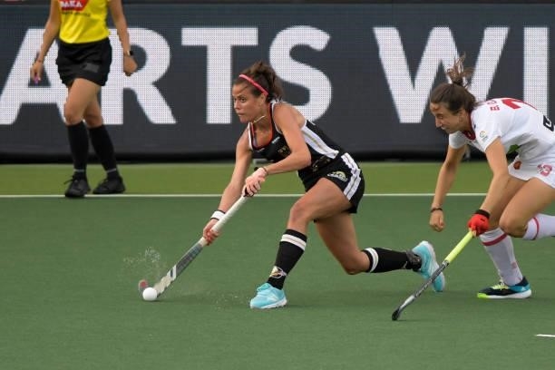 During the Euro Hockey Championships match between Duitsland and Spanje at Wagener Stadion on June 11, 2021 in Amstelveen, Netherlands