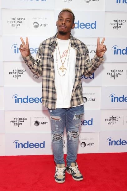 Lil Buck attends 2021 Tribeca Festival Premiere of "Blindspotting