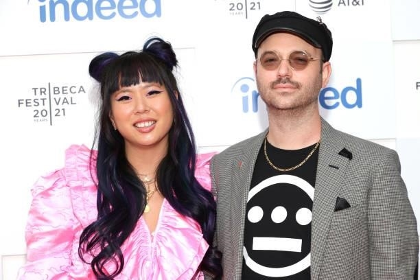 Jess Wu Calder and Keith Calder attend 2021 Tribeca Festival Premiere of "Blindspotting