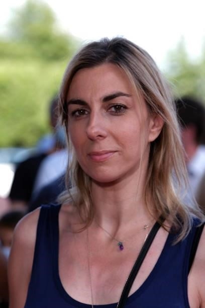 Director Virginie Verrier poses on the red carpet during the opening ceremony of the Plurielles Festival at Cinema Majestic on June 11, 2021 in...