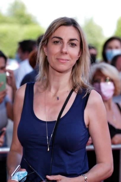Director Virginie Verrier poses on the red carpet during the opening ceremony of the Plurielles Festival At Cinema Majestic on June 11, 2021 in...