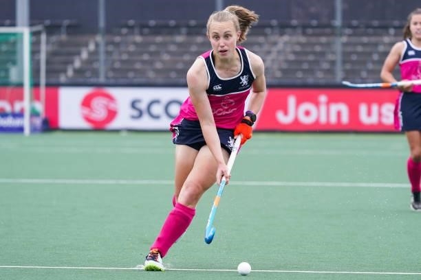 Kate Holmes of Scotland during the Euro Hockey Championships match between Scotland and Italy at Wagener Stadion on June 11, 2021 in Amstelveen,...