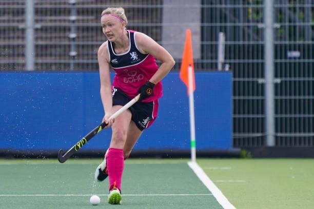 Fiona Semple of Scotland during the Euro Hockey Championships match between Scotland and Italy at Wagener Stadion on June 11, 2021 in Amstelveen,...