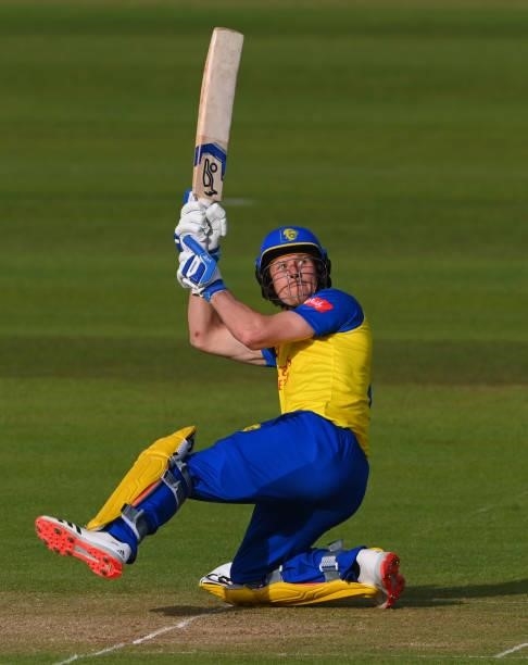 Durham batsman Cameron Bancroft in batting action during the Vitality T20 Blast match between Durham Cricket and Yorkshire Vikings at Emirates...
