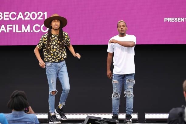 Jon Boogz and Lil Buck perform onstage at 2021 Tribeca Festival Premiere & Q&A of "Blindspotting