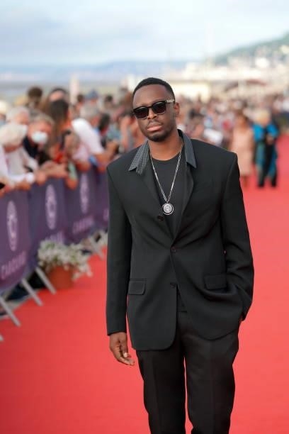 Dadju attends the 35th Cabourg Film Festival - Day Three on June 11, 2021 in Cabourg, France.