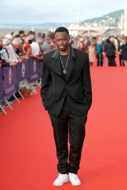 Dadju attends the 35th Cabourg Film Festival - Day Three on June 11, 2021 in Cabourg, France.