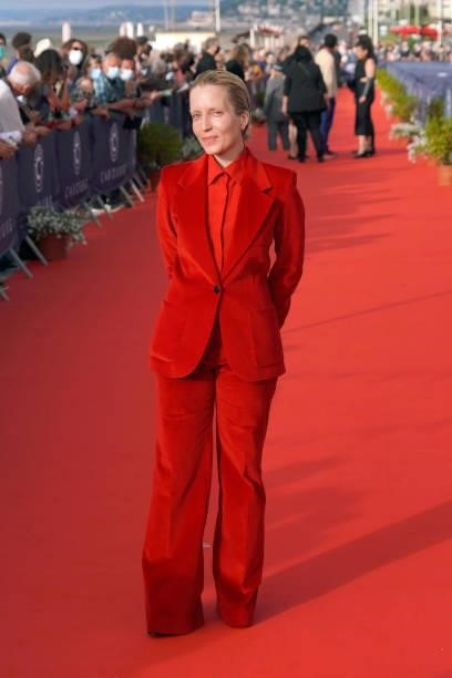 Jane Added attends the 35th Cabourg Film Festival - Day Three on June 11, 2021 in Cabourg, France.