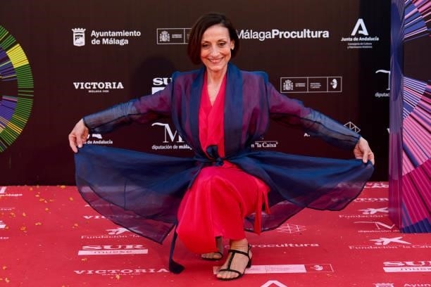 Carme Elias attends 'Las Consecuencias' premiere during the 24th Malaga Film Festival at the Miramar Hotel on June 11, 2021 in Malaga, Spain.