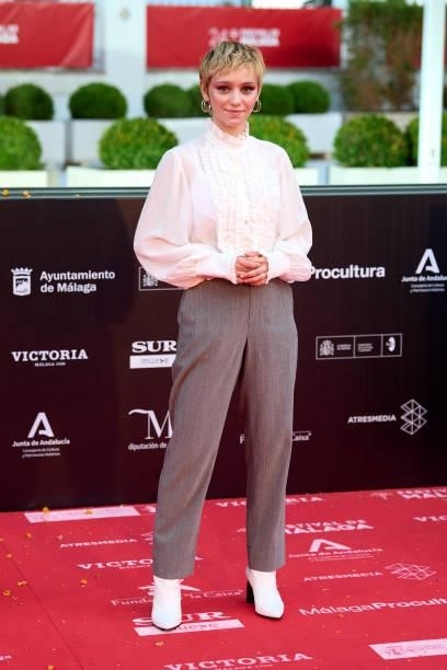 Maria Romanillos attends 'Las Consecuencias' premiere during the 24th Malaga Film Festival at the Miramar Hotel on June 11, 2021 in Malaga, Spain.