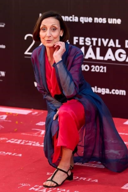 Carme Elias attends 'Las Consecuencias' premiere during the 24th Malaga Film Festival at the Miramar Hotel on June 11, 2021 in Malaga, Spain.