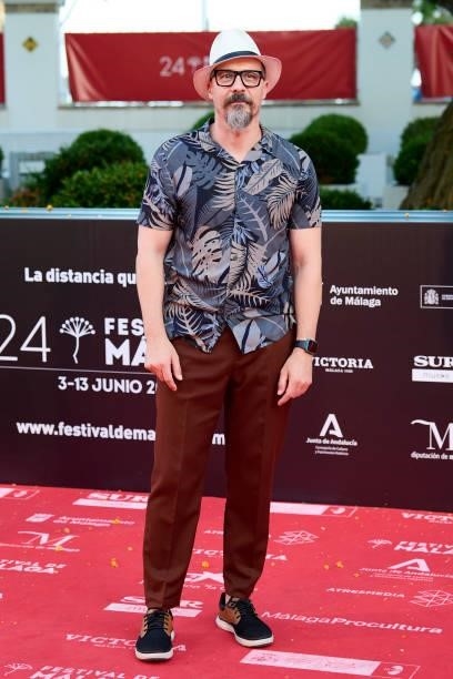 Fele Martinez attends 'Las Consecuencias' premiere during the 24th Malaga Film Festival at the Miramar Hotel on June 11, 2021 in Malaga, Spain.