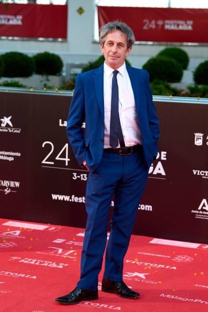 Alfredo Castro attends 'Las Consecuencias' premiere during the 24th Malaga Film Festival at the Miramar Hotel on June 11, 2021 in Malaga, Spain.
