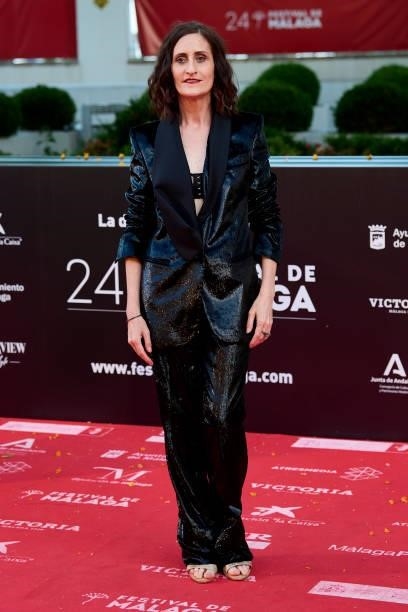 Laura Gómez-Lacueva attends 'Las Consecuencias' premiere during the 24th Malaga Film Festival at the Miramar Hotel on June 11, 2021 in Malaga, Spain.