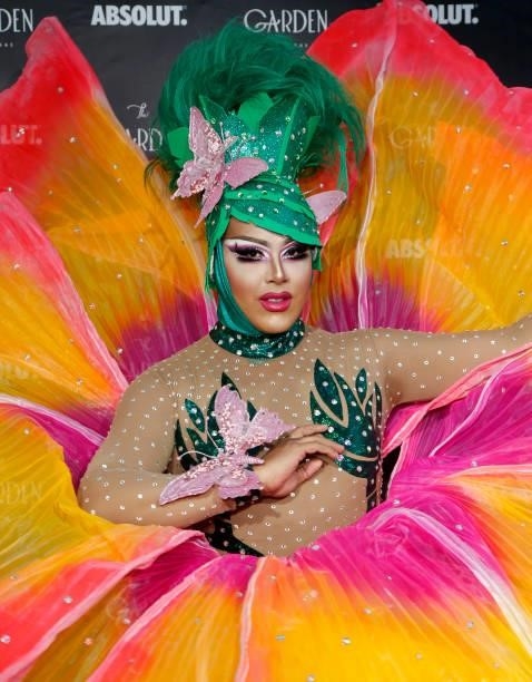 Television personality Alexis Mateo attends the one year anniversary party at The Garden Las Vegas on June 11, 2021 in Las Vegas, Nevada.
