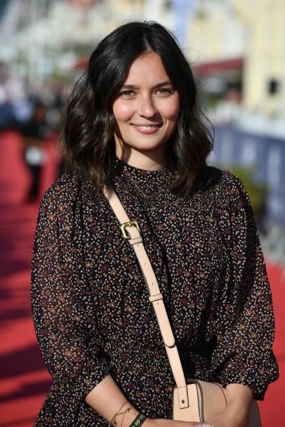 Tiphaine Haas attends the 35th Cabourg Film Festival - Day Three on June 11, 2021 in Cabourg, France.