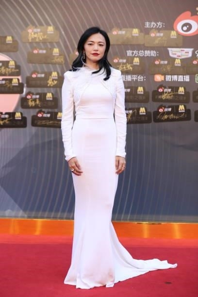 Actress Yao Chen attends 2021 Weibo Movie Awards Ceremony on June 12, 2021 in Shanghai, China.