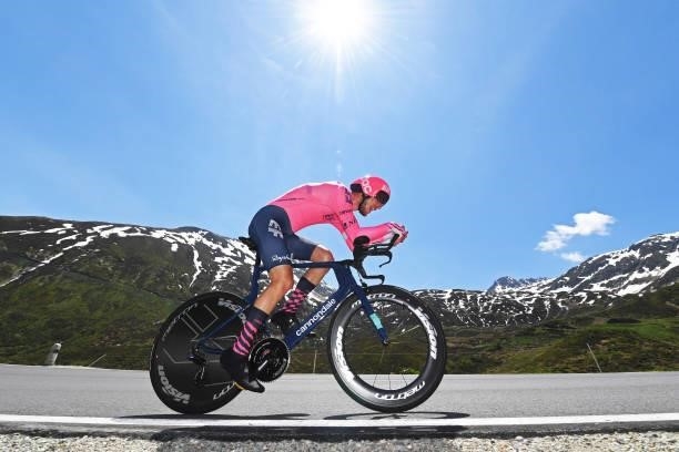 Jonas Rutsch of Germany and Team EF Education - Nippo during the 84th Tour de Suisse 2021, Stage 7 a 23,2km Individual Time Trial stage from...