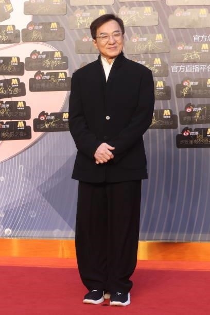Actor Jackie Chan attends 2021 Weibo Movie Awards Ceremony on June 12, 2021 in Shanghai, China.
