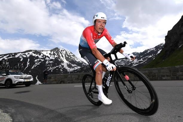 Bob Jungels of Luxembourg and AG2R Citröen Team during the 84th Tour de Suisse 2021, Stage 7 a 23,2km Individual Time Trial stage from...