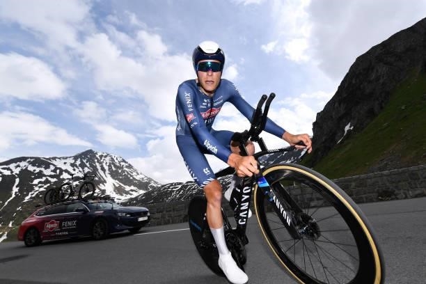 Xandro Meurisse of Belgium and Team Alpecin-Fenix during the 84th Tour de Suisse 2021, Stage 7 a 23,2km Individual Time Trial stage from...