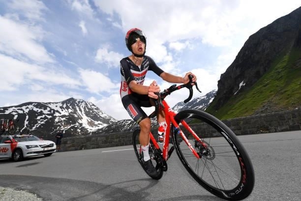 Andreas Lorentz Kron of Denmark and Team Lotto Soudal during the 84th Tour de Suisse 2021, Stage 7 a 23,2km Individual Time Trial stage from...