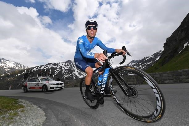 Gonzalo Serrano of Spain and Movistar Team during the 84th Tour de Suisse 2021, Stage 7 a 23,2km Individual Time Trial stage from Disentis-Sedrun to...
