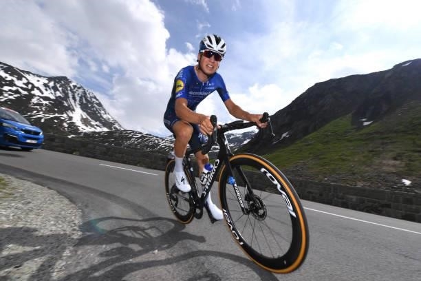 Mauri Vansevenant of Belgium and Team Deceuninck - Quick-Step during the 84th Tour de Suisse 2021, Stage 7 a 23,2km Individual Time Trial stage from...