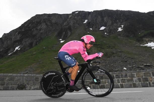 Rigoberto Uran Uran of Colombia and Team EF Education - Nippo during the 84th Tour de Suisse 2021, Stage 7 a 23,2km Individual Time Trial stage from...