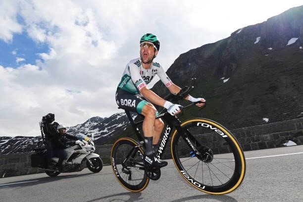Maximilian Schachmann of Germany and Team Bora - Hansgrohe during the 84th Tour de Suisse 2021, Stage 7 a 23,2km Individual Time Trial stage from...
