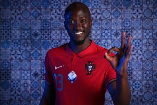 Danilo Pereira of Portugal poses for a photo during the official UEFA Euro 2020 media access day on June 11, 2021 in Budapest, Hungary.