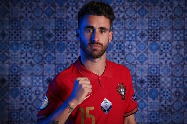 Rafa Silva of Portugal poses for a photo during the official UEFA Euro 2020 media access day on June 11, 2021 in Budapest, Hungary.