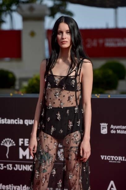 Milena Smit attends 'Garcia Y Garcia' premiere during the 24th Malaga Film Festival at the Miramar Hotel on June 12, 2021 in Malaga, Spain.