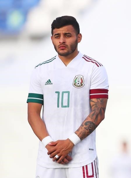 Ernesto Alexis Vega Rojas of Mexico looks on during a International Friendly match between Mexico and Australia at Marbella Municipal Stadium on June...