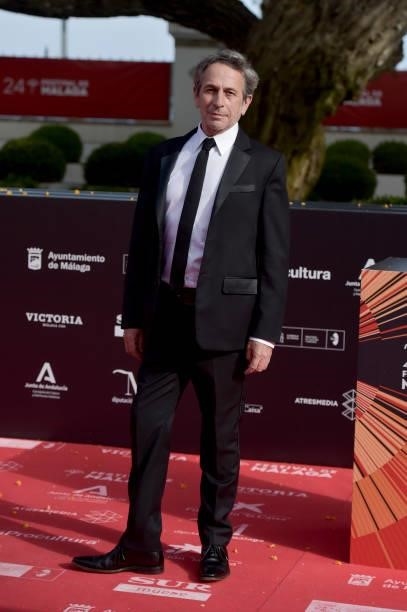 Alfredo Castro attends 'Garcia Y Garcia' premiere during the 24th Malaga Film Festival at the Miramar Hotel on June 12, 2021 in Malaga, Spain.