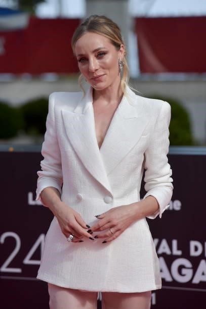 Angela Cremonte attends 'Garcia Y Garcia' premiere during the 24th Malaga Film Festival at the Miramar Hotel on June 12, 2021 in Malaga, Spain.