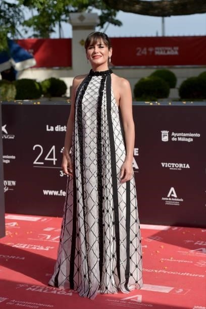 Elena Sanchez attends 'Garcia Y Garcia' premiere during the 24th Malaga Film Festival at the Miramar Hotel on June 12, 2021 in Malaga, Spain.