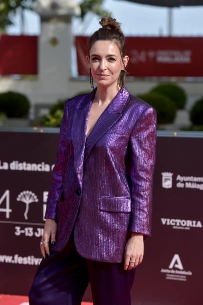 Paula Palacios attends 'Garcia Y Garcia' premiere during the 24th Malaga Film Festival at the Miramar Hotel on June 12, 2021 in Malaga, Spain.