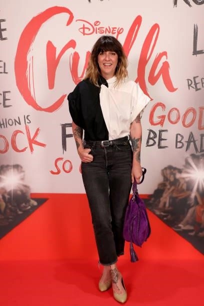 Daphné Burki attends the “Cruella” Paris Gala Screening at cinema Le Grand Rex on June 11, 2021 in Paris, France.