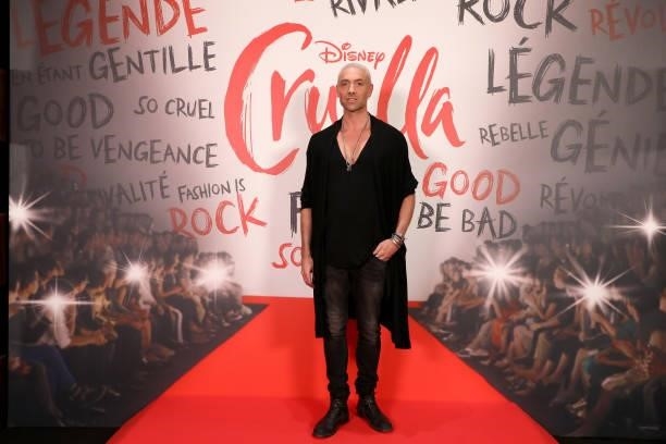 Maxime Dereymez attends the “Cruella” Paris Gala Screening at cinema Le Grand Rex on June 11, 2021 in Paris, France.