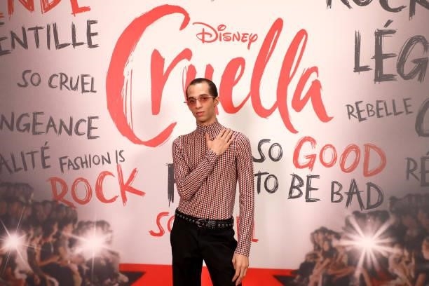 Wesley Krid attends the “Cruella” Paris Gala Screening at cinema Le Grand Rex on June 11, 2021 in Paris, France.